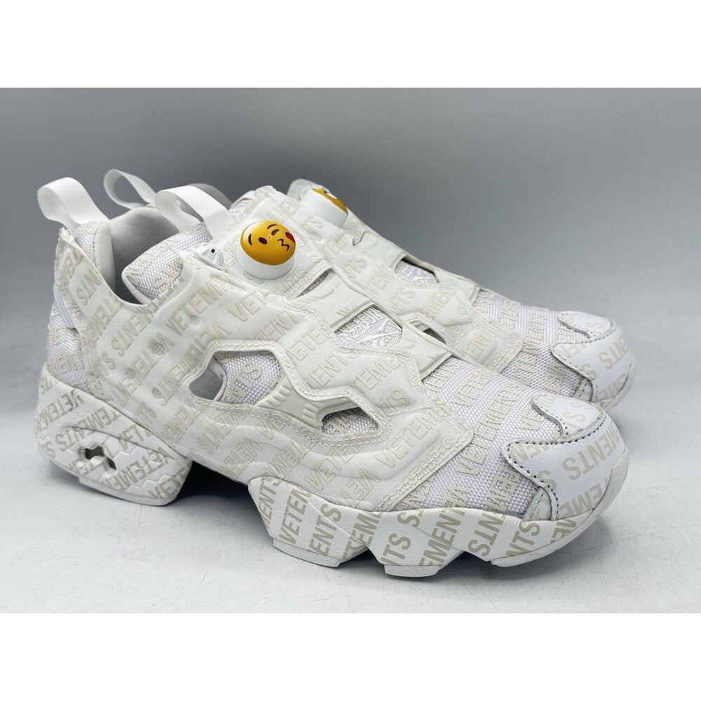 VETEMENTS x Reebok InstaPump Fury Emoji White CN3764 Men’s Size 7.5 Women Sz 9